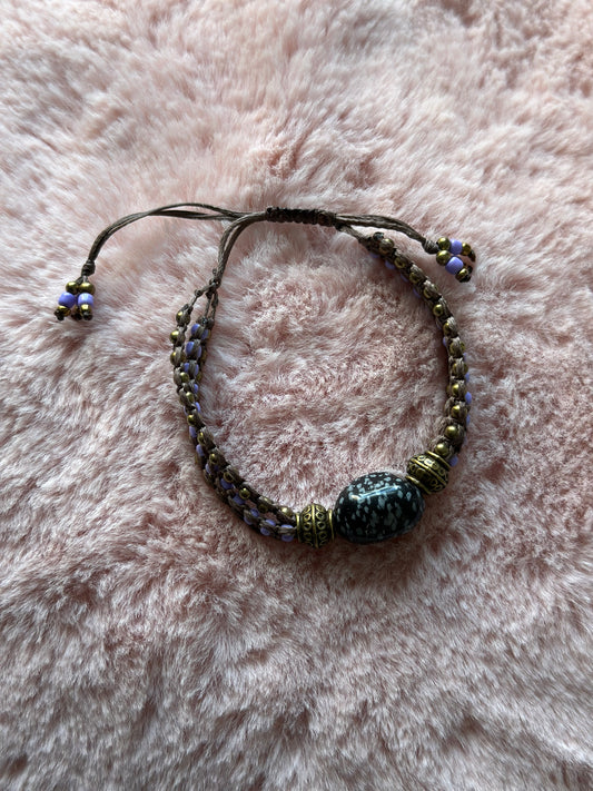 Black Beauty Stone Bracelet